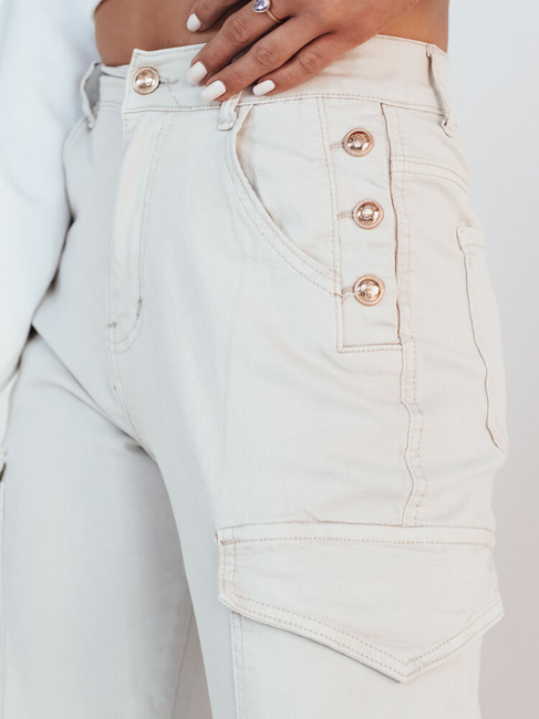 Ženske hlače casual RIMANS Barva Svetlo bežova DSTREET UY1935