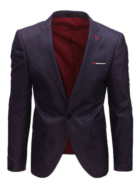 Moški blazer casual Barva Vijolična DSTREET MX0422