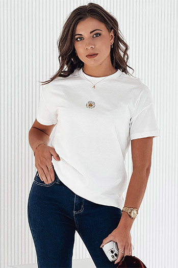 Ženske majice FLORTA ecru Dstreet RY2569