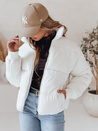 Ženska zimska kratka prešita jakna VIBEGIRL white Dstreet TY4947
