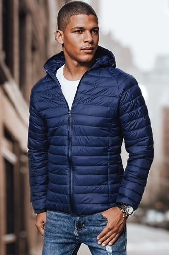 Moška prehodna jakna temno-modra Dstreet TX4408