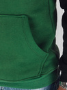 Moška osnovna jopa s kapuco zelena Dstreet BX5895