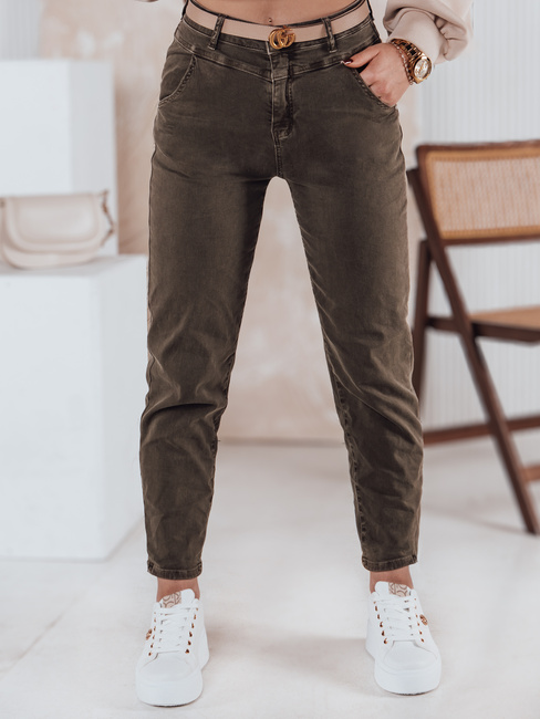 Ženske jeans hlače STREETSTYLE temno sive barve Dstreet UY2353
