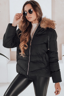 Ženska prešita jakna črna Dstreet TY5126