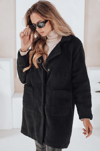 Ženski krznen plašč Dstreet NY0756