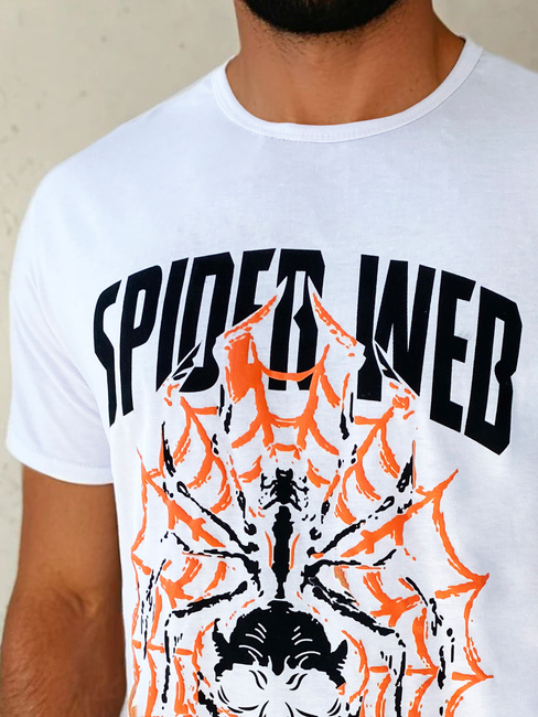 Moška majica s potiskom Barva Bela DSTREET RX5263