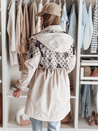 Ženska prehodna jakna parka FERIPARKA beige Dstreet TY4874