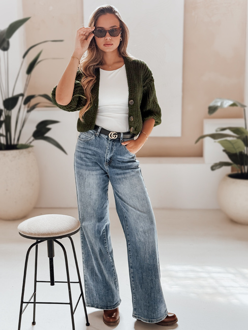 Ženska jopica NUTI Barva Zelena DSTREET MY1672