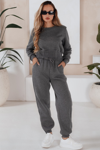 Ženski komplet trenirke KEILI Barva Temno siva DSTREET AY0647