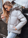 Ženska usnjena jakna COLLAR Barva Črna DSTREET TY3899