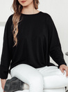 LOOSEFEMME ženska bluza oversize z obeskom s črno Dstreet RY2705