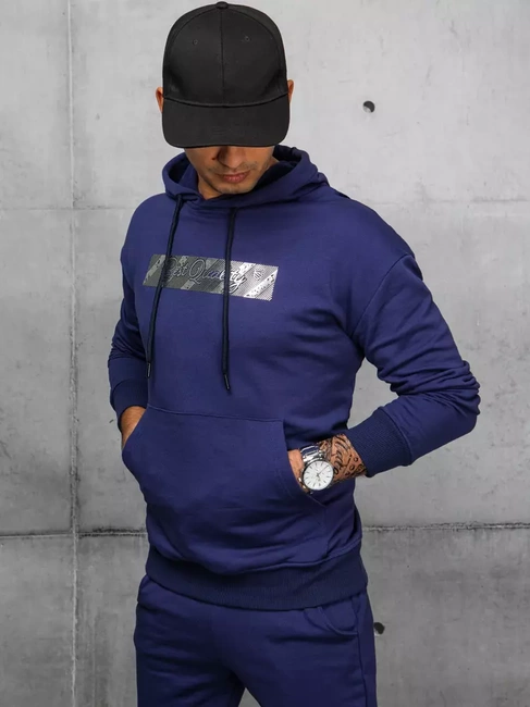 Moške komplet trenirke Barva Mornarica DSTREET AX0695