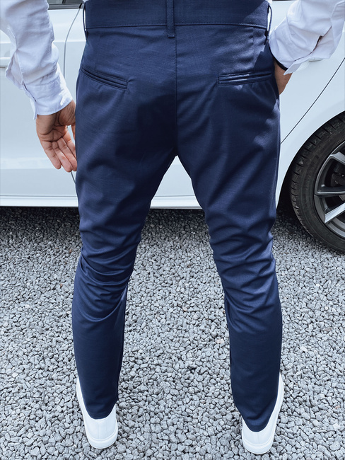 Moške mornarsko modre hlače Dstreet UX4411