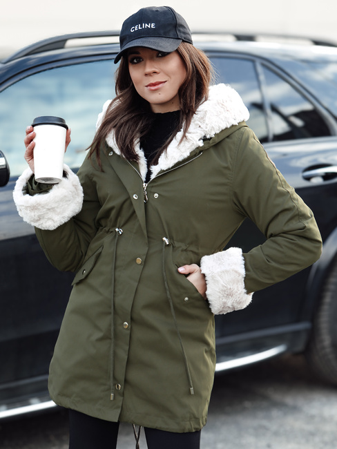 Ženska zimska jakna STARBURST zelena Dstreet TY4763