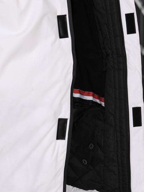Moška smučarska jakna bela Dstreet TX5130