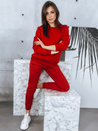 Ženski komplet trenirke FITT Barva rdeča DSTREET AY0794