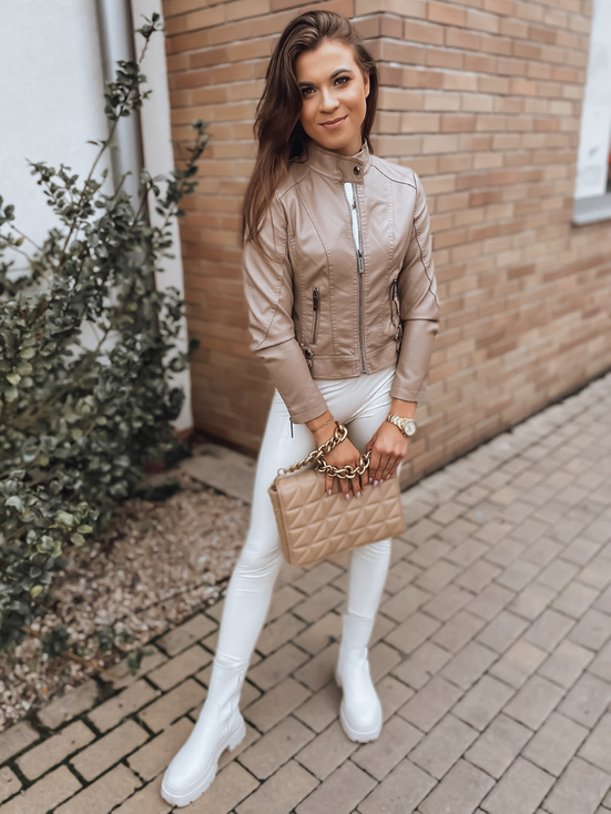 Ženska jakna ALNIS beige Dstreet TY3041