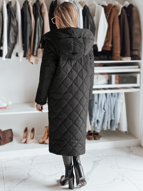 Ženska zimska bunda LIKEMIRA quilted black Dstreet TY4929
