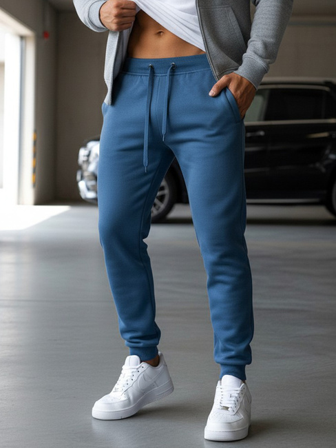 Moške spodnji deli trenirke Barva Modra DSTREET UX3370