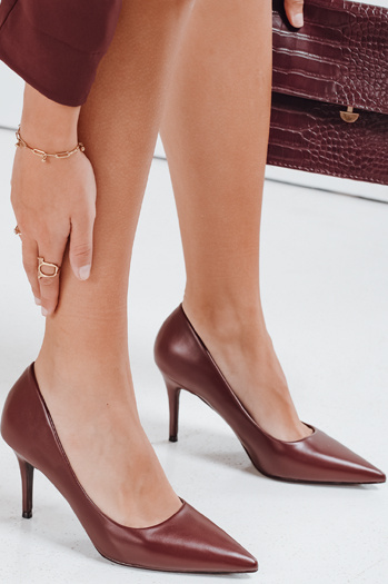 Ženske bordo pete Dstreet ZY1078