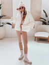 MISSLAYER ženska zimska jakna s kapuco bela Dstreet TY5036