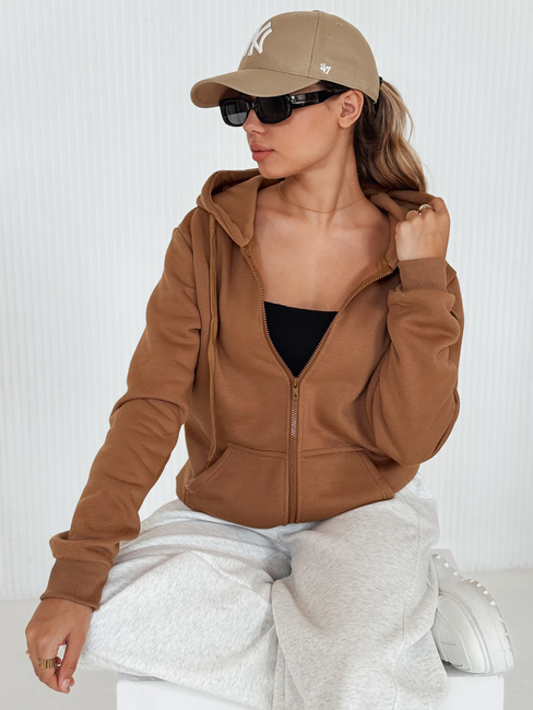 Ženska jopica VICTORIA rjave barve BY1396