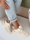 Ženske športne superge beige Dstreet ZY1008