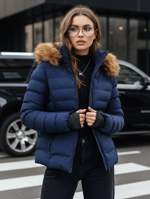 Ženska zimska jakna VERSES Barva Mornarica DSTREET TY4039