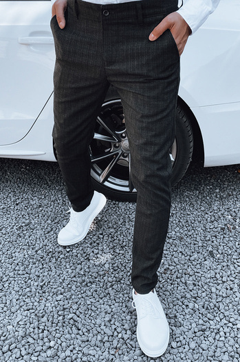 Moške hlače v grafitni barvi Dstreet UX4383