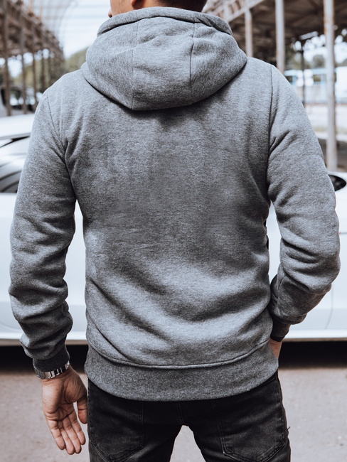 Moška majica s kapuco temno siva Dstreet BX5826