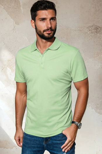 Moška polo Barva Zelena DSTREET PX0554