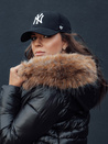 Ženska zimska jakna s kapuco WINTERCHIC črna Dstreet TY4455