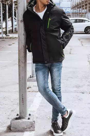 Moška zimska jakna črna Dstreet TX4240