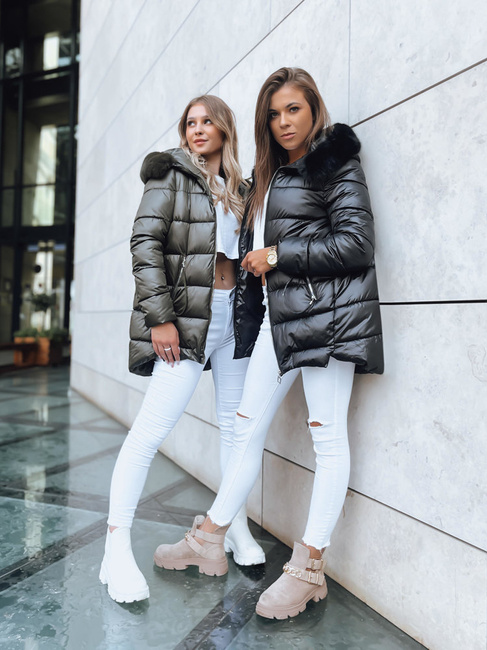 Ženska zimska jakna AMBERGLOW Barva Zelena DSTREET TY3719