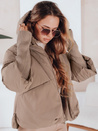 MISSLAYER ženska zimska jakna s kapuco temno bež Dstreet TY5038