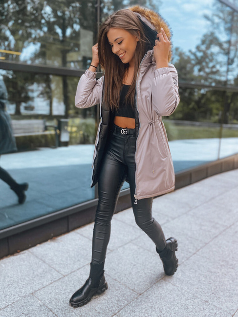 Ženska zimska jakna SANAH roza Dstreet TY2887