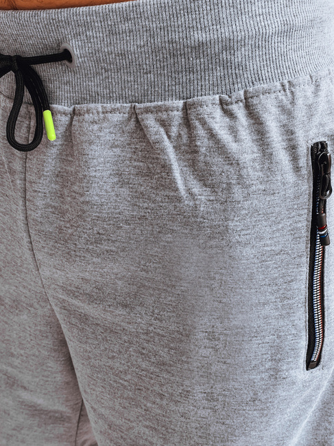 Moške športne kratke hlače Barva Svetlosiva DSTREET SX2266