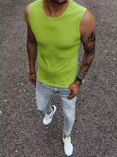 Moška navadna majica Barva Svetlo zelena DSTREET RX4917