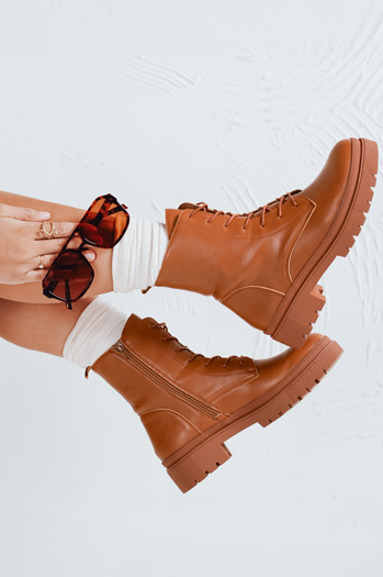 Ženski vrečasti škornji STYLOBOSS camel Dstreet ZY0520