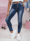 Ženske hlače iz džinsa ozkega kroja SKYFINE Dstreet UY2361