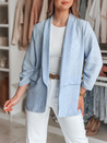 Ženska prevelika jakna SOFT LOVE blue Dstreet PY0132_2