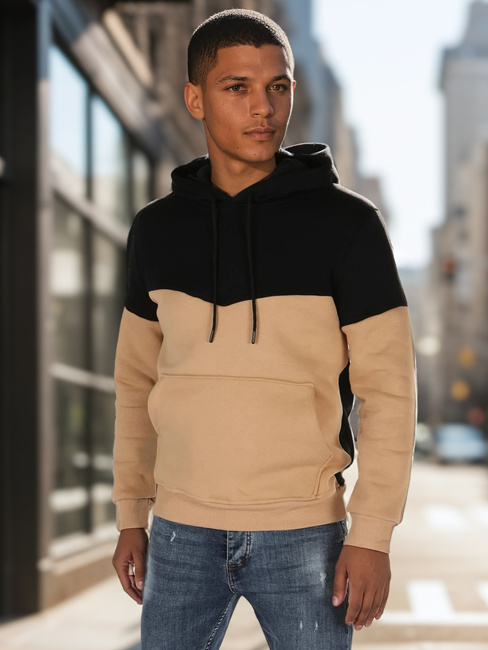 Moška osnovna majica s kapuco črna Dstreet BX5877