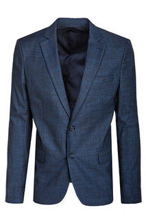 Moški enonadstropni blazer v indigo barvi Dstreet MX0622