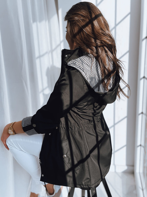Ženska parka jakna COSMOPOLITAN  Barva Črna DSTREET TY3543
