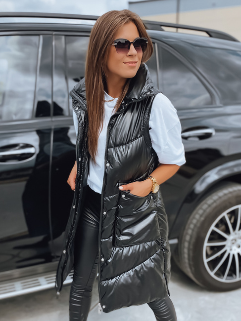 Ženski brezrokavnik MARIEL črna Dstreet TY3017