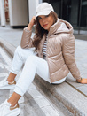Ženska puhasta jakna LOLAROSE Barva zlati DSTREET TY3738