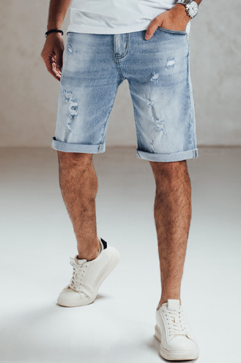 Moške kratke hlače iz džinsa modre barve Dstreet SX2561