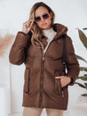 Ženske zimske jakne SALVONA brown quilted Dstreet TY4998