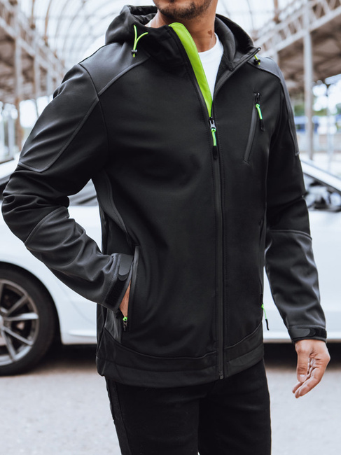 Moška softshell jakna Barva Črna DSTREET TX4469