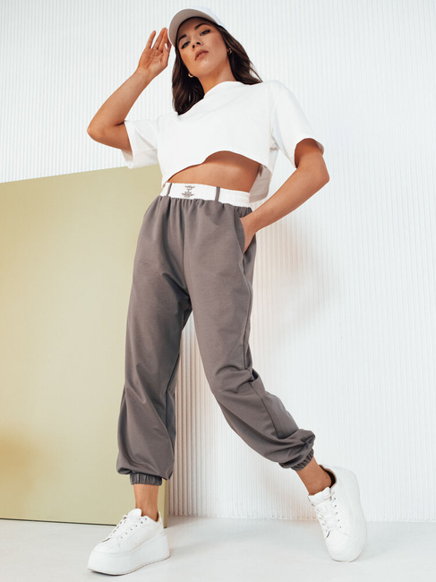 Ženske trenirke MINAM Barva siva DSTREET UY2014